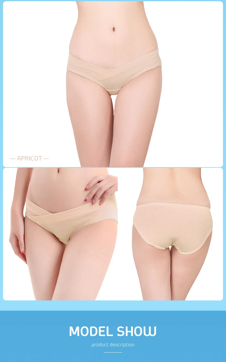 Wholesale Breathable Low Waist Supporting Maternity Thong Underwear