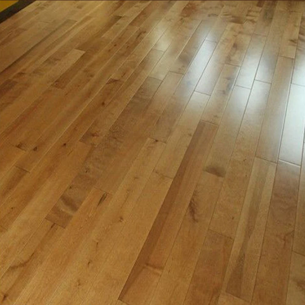 Natural Solid Uv Lacquered Birch Hardwood Floor Buy Birch
