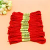 50pcs/pack Red Cotton Colorful Sewing Threads Sewing Machine Bobbins Domestic Sewing Tools Set Craft