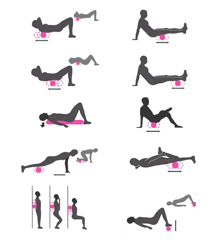 Fitness Black Hot Selling Custom High Density Epp Foam Massage Yoga