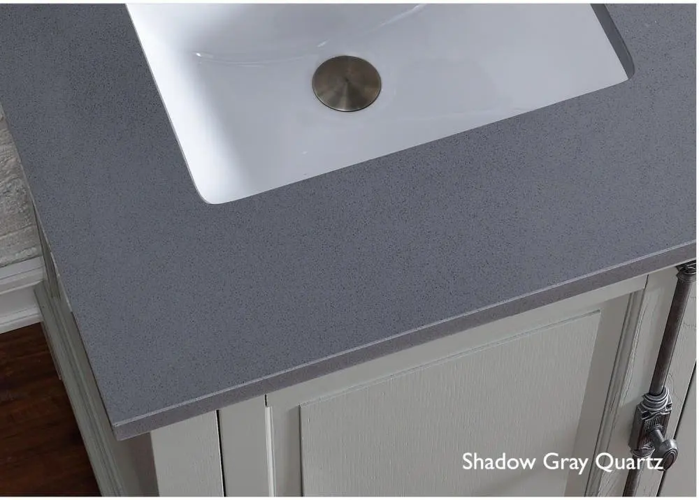 James Martin Furniture 801909 48 in. Single Vanity with Shadow Gray Quartz Top