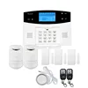 Simple Home PSTN+ GSM Burglar Alarm System with White & Black Color
