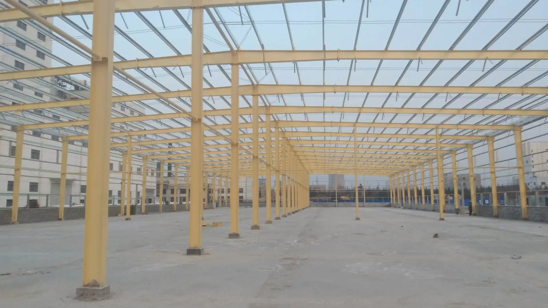 Steel frame cheap warehouse for sale