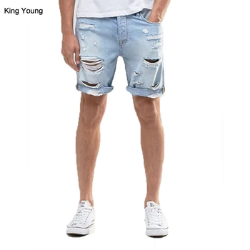 mens slim fit denim shorts