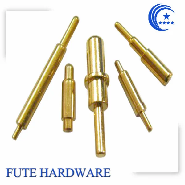 Oem Custom Brass Gold Plated Pogo Pins/threaded Spring Pins Buy Oem