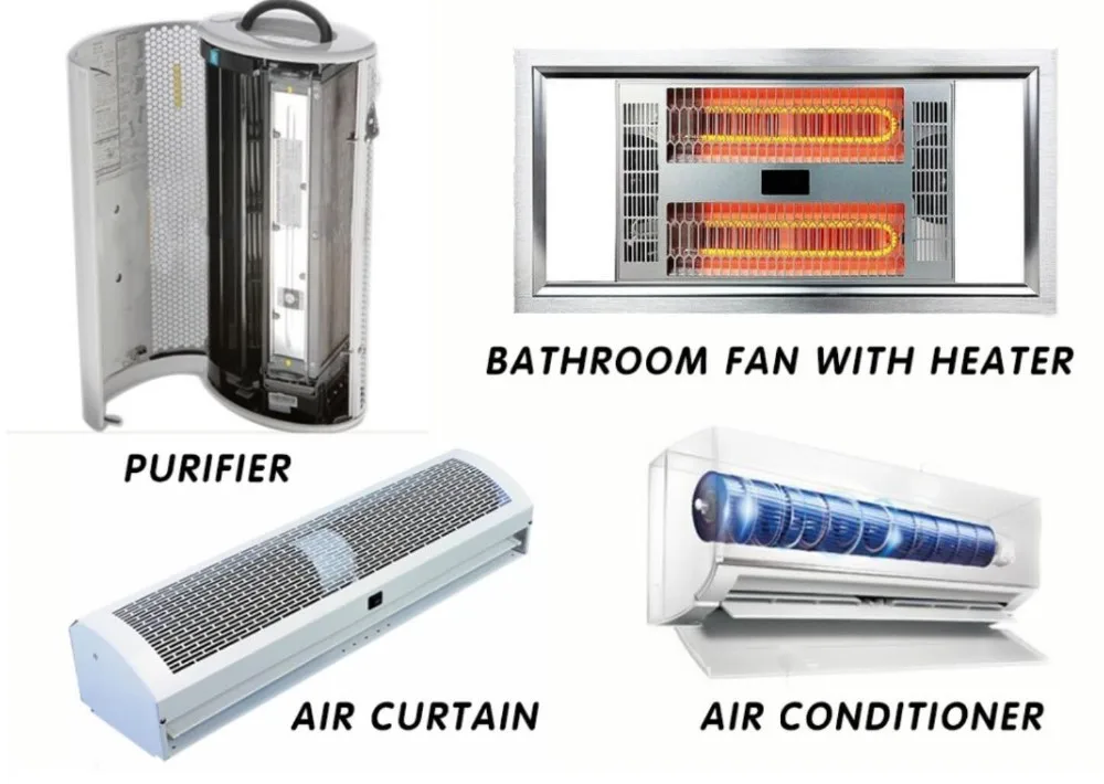 12v 0.12a De Flujo Cruzado Chimenea Ventilador Colgante De Pared Cocina