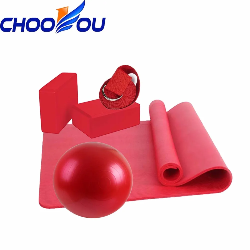 Go Active Yoga Accessories Set Includes 2 Yoga Blocks 1 Non Slip Mat 1