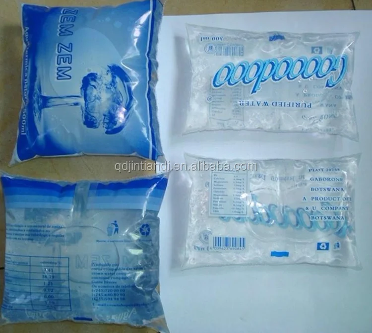 Manufacture Clear Heavy Duty Plastic Sachet Bag Packaging For Water
