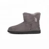 Genuine sheepskin unique winter warm ankle boots for women and men