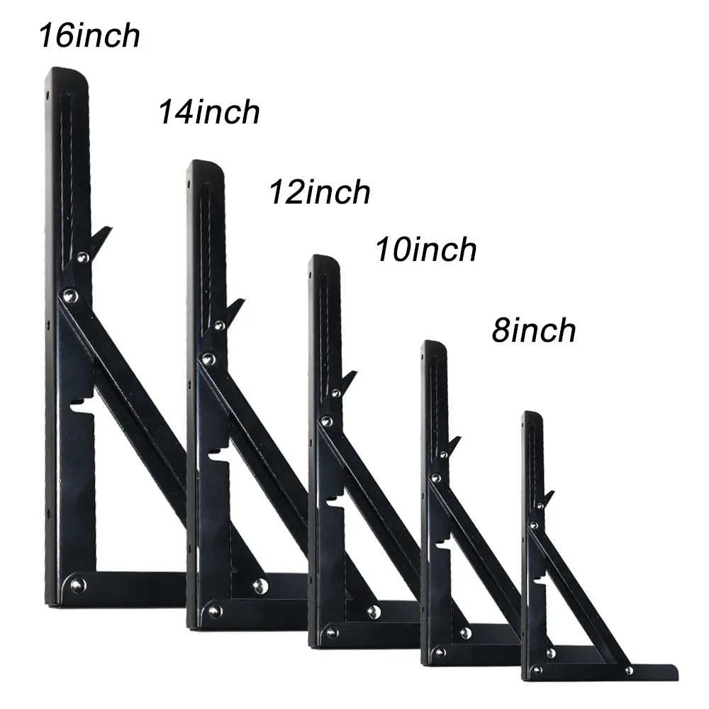 14 Inch Black Color Heavy Duty 90 Degree Carbon Steel Adjustable Angle