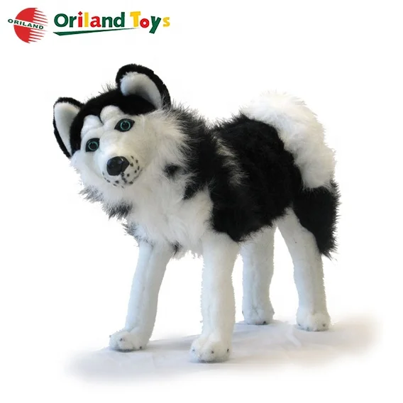 black wolf plush