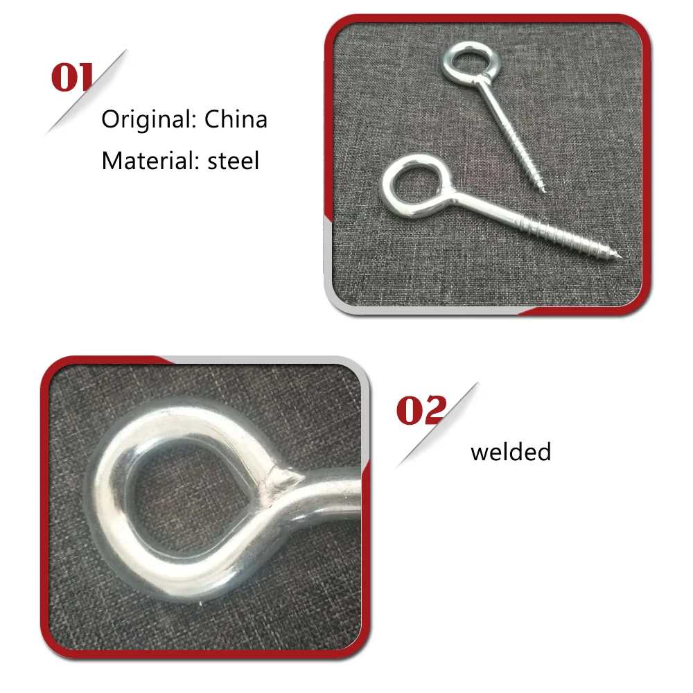 Round Ring Eye Bolt Thread Hardware Accessory in Rigging Hardware Manufacturer