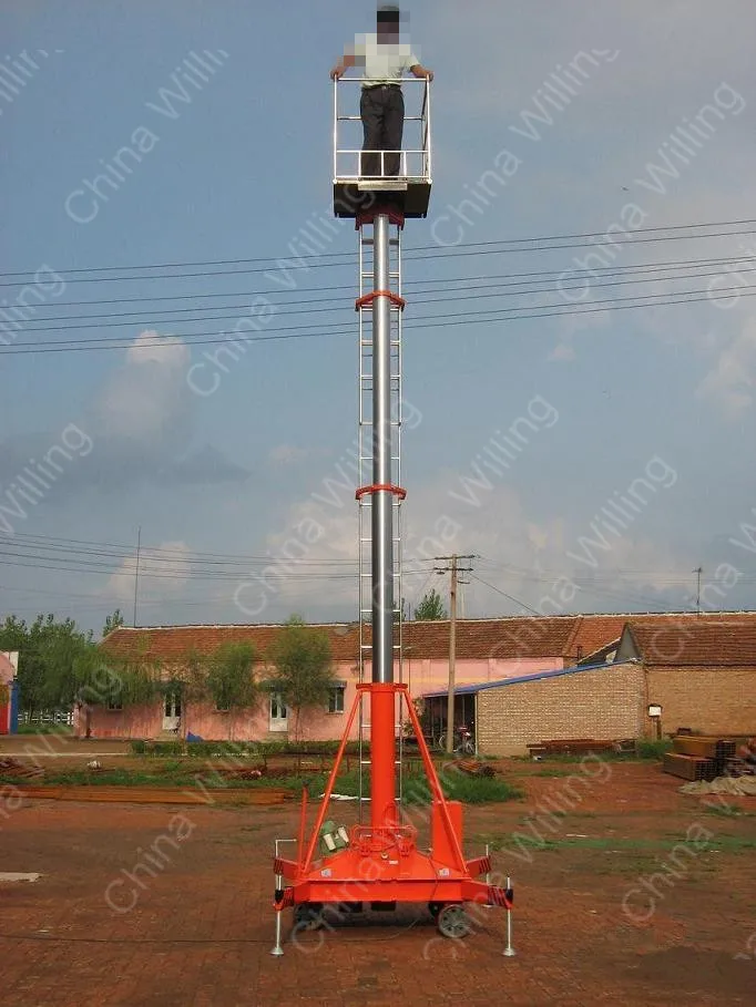 130m Hydraulic Telescopic Cylinder Vertical Ladder Lift Buy