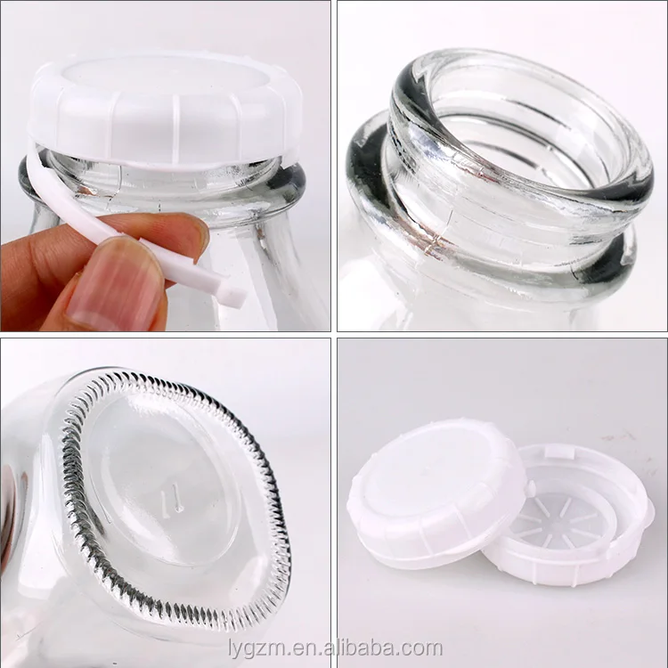 Plastic milk bottle caps Clearance