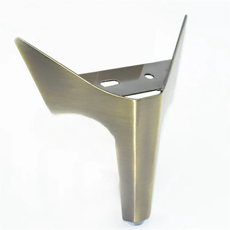 Brass plated sofa leg metal furniture table leg bracket SL-074