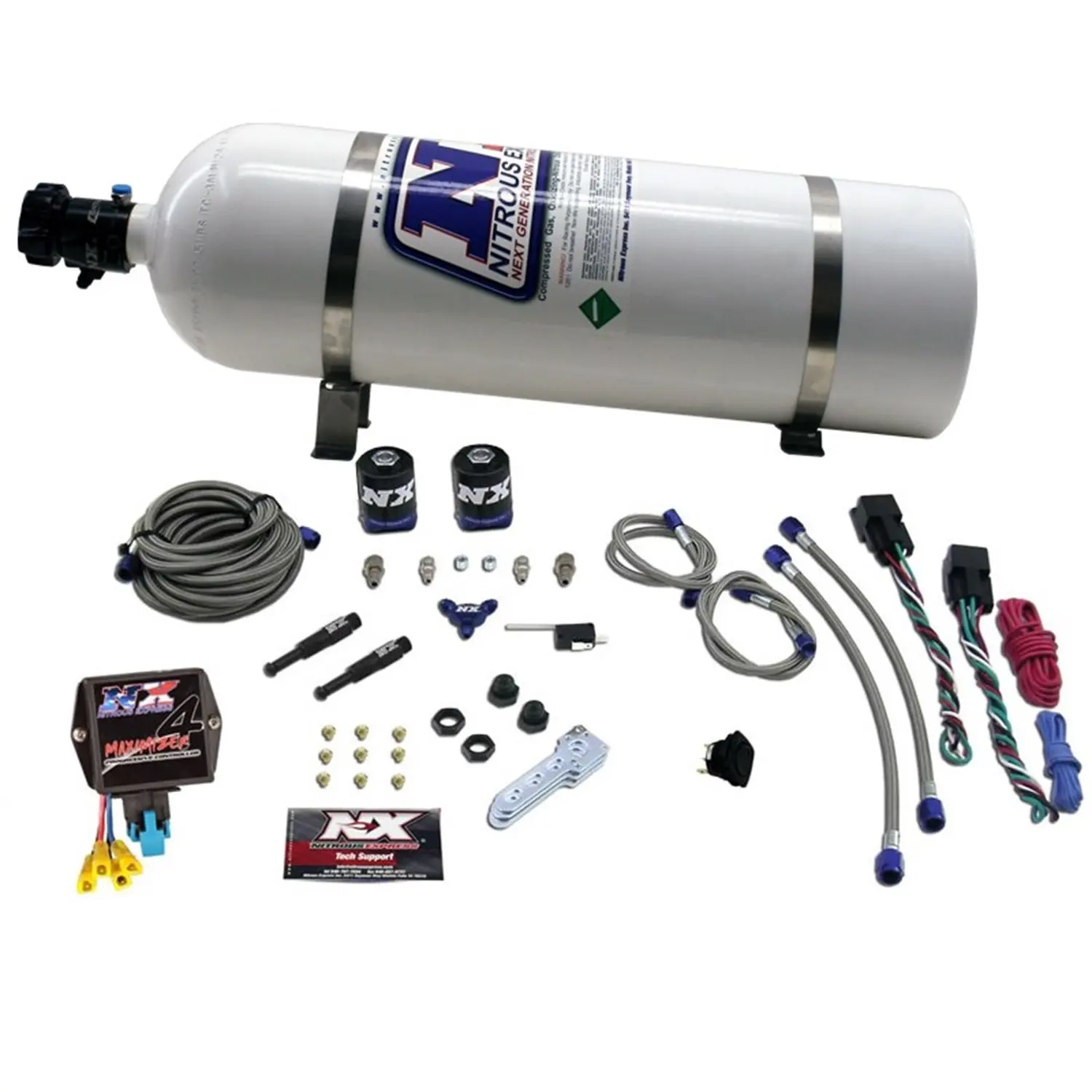Nitrous Express NXEFI-DS Single Nozzle Stage 1 System to Dual Stage Convert