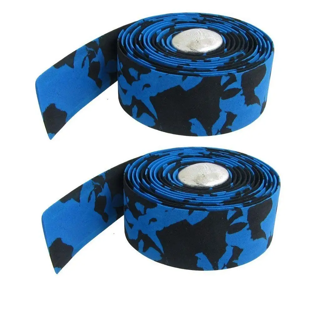 blue handlebar tape