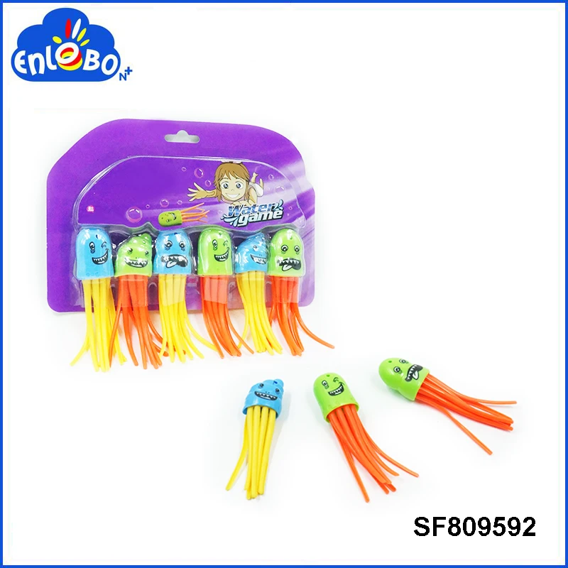 Hot Sale Plastic Jellyfish Toy Diving Game Toys Underwater Toy Sf809592