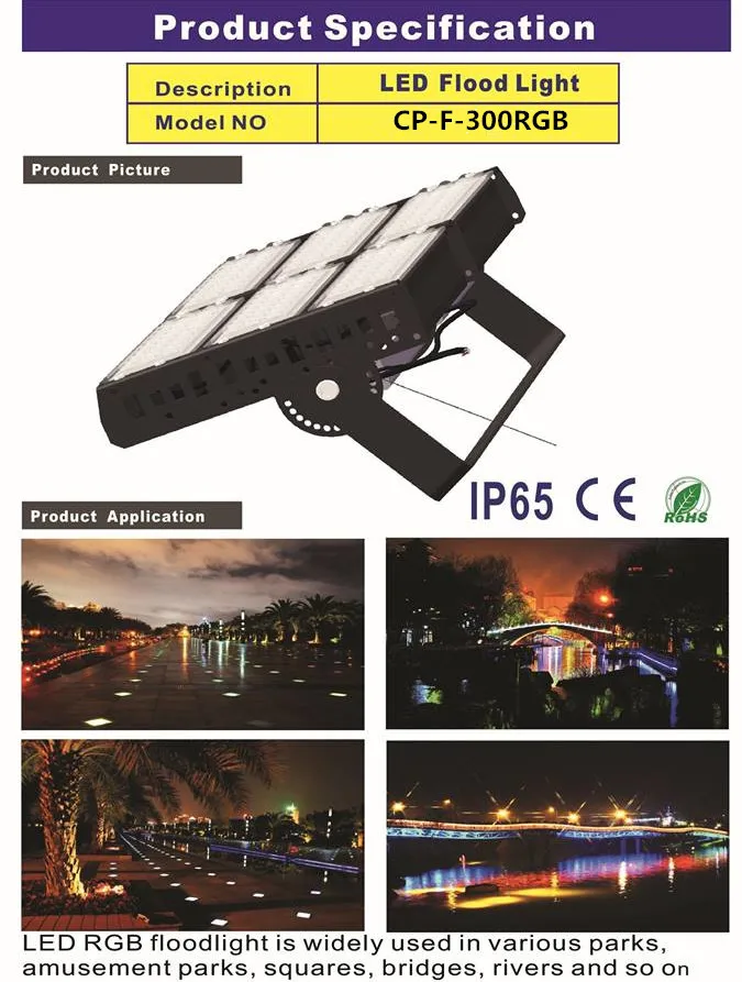 300W Led Stadium Flood Lights Outdoor 300W Led RGB Flood Light RGB dmx512 Flood Light.jpg