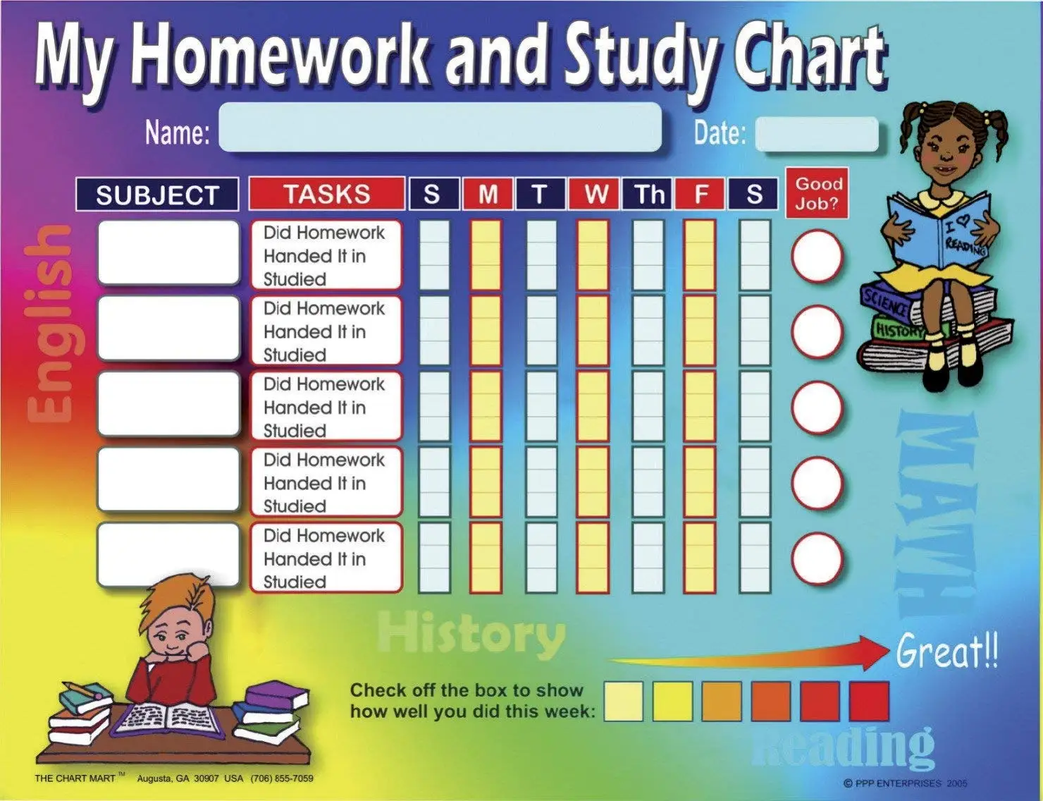 How To Make A Chart For School Project