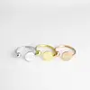 925 silver custom engrave name signet ring gold plated jewelry