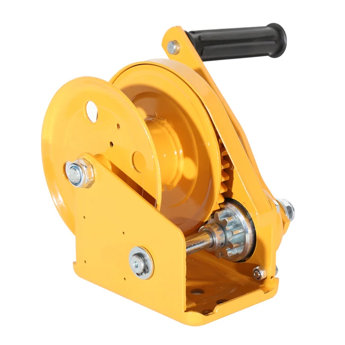 Top Quality 1200 Portable Hand Winch With Brake