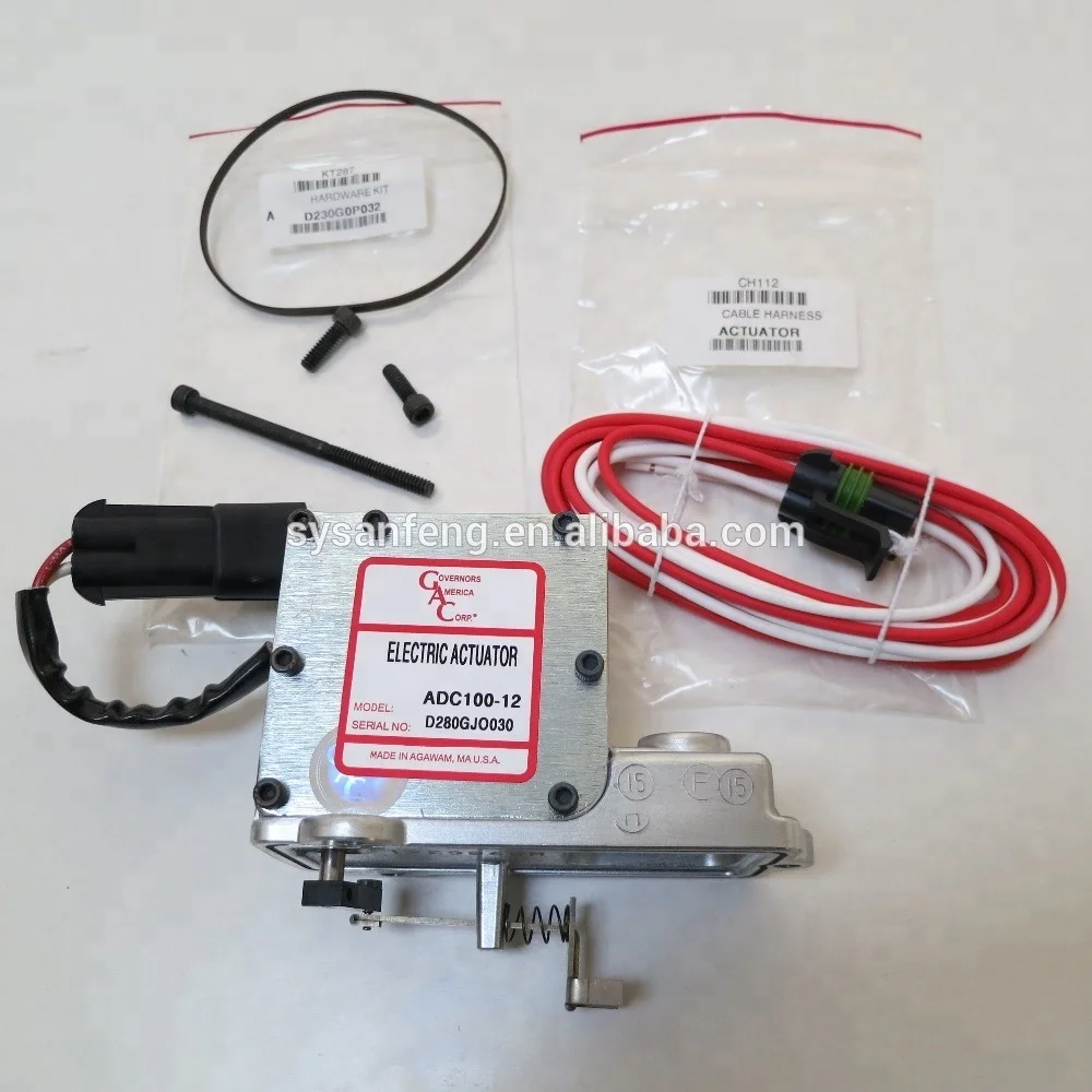 Adc100 12v 24v Electric Actuator For Generator Buy Electric Actuator
