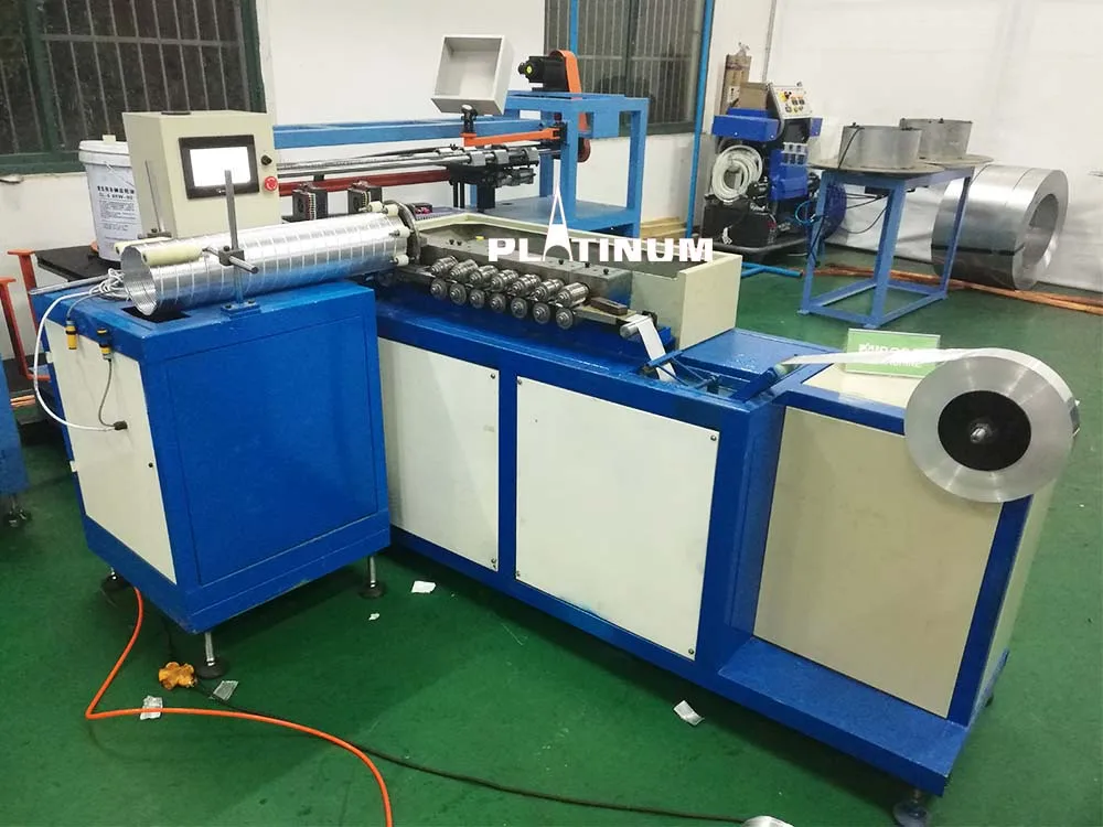 Spiral Aluminum Flexible Duct Making Machine For Tube Forming Buy