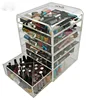 New design custom produce acrylic makeup display with tiers