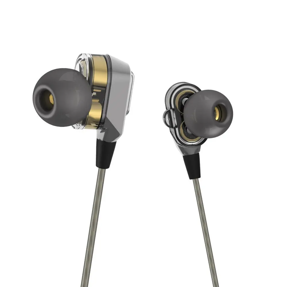 Globalcrown Dual Driver Earbuds With High Definition Sound Wired
