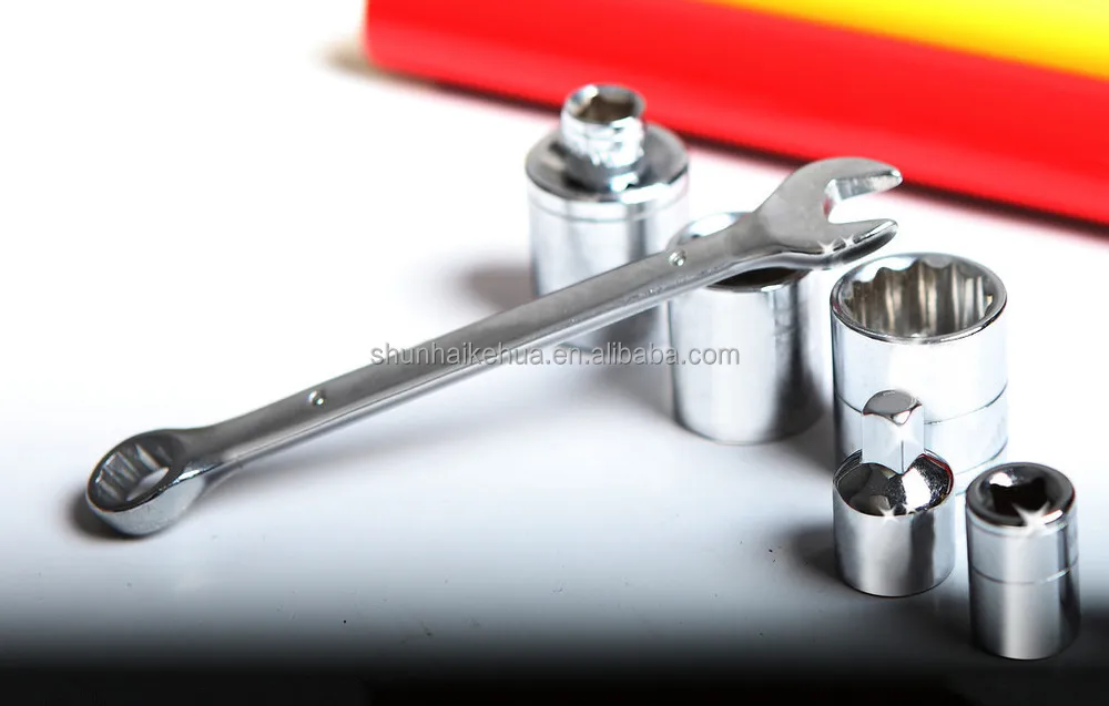 The Lowest Price Carbon Steel 12 Pcs Box Spanner Socket Set,Tool Set