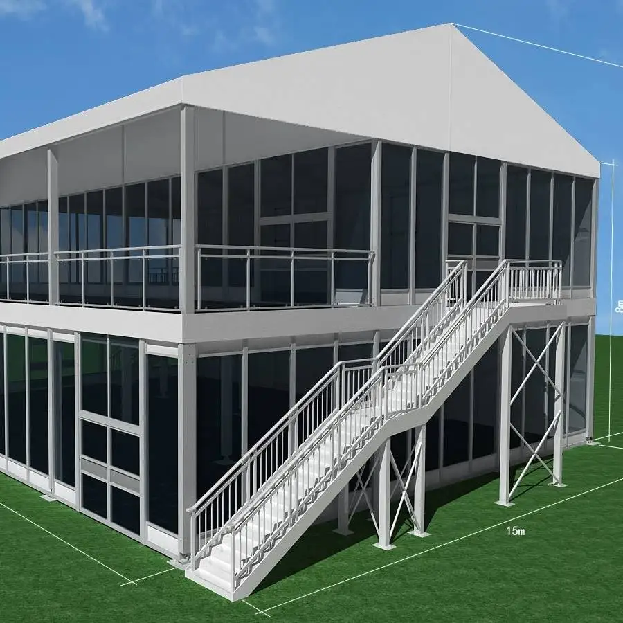 High Quality Factory Supply Double Decker Two Floor Tent - Buy Double