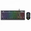Best Quality Ergonomic Optical Computer USB Wired Gaming Keyboard and Mouse Combo with LED Backlight