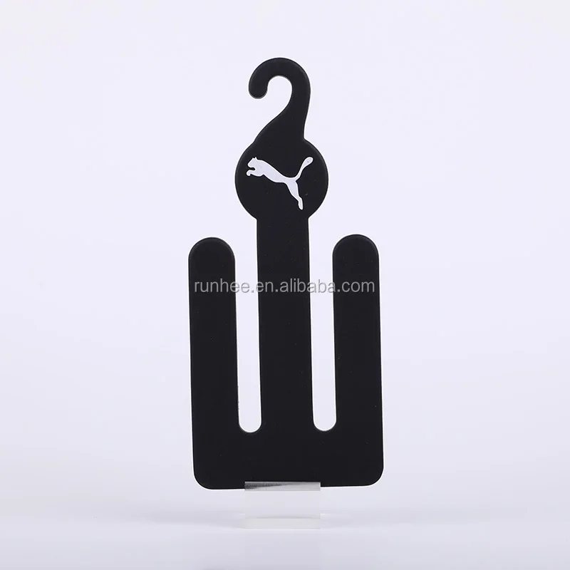 Recycled Paper Custom Cardboard Hangers 10cm Width For Slippers And Shoes