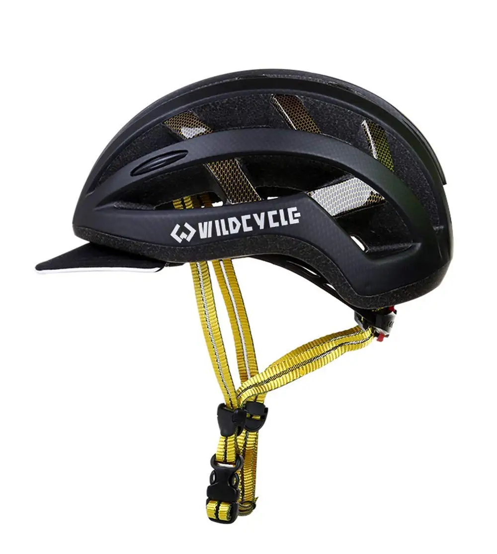 bike helmet with cap