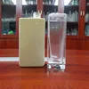 Square Shape 250ML Hand Sanitizer Bottle Custom Glass Soda Bottles