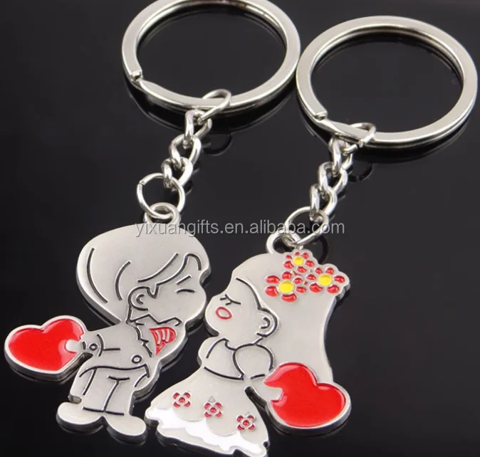 boy and girl keychain