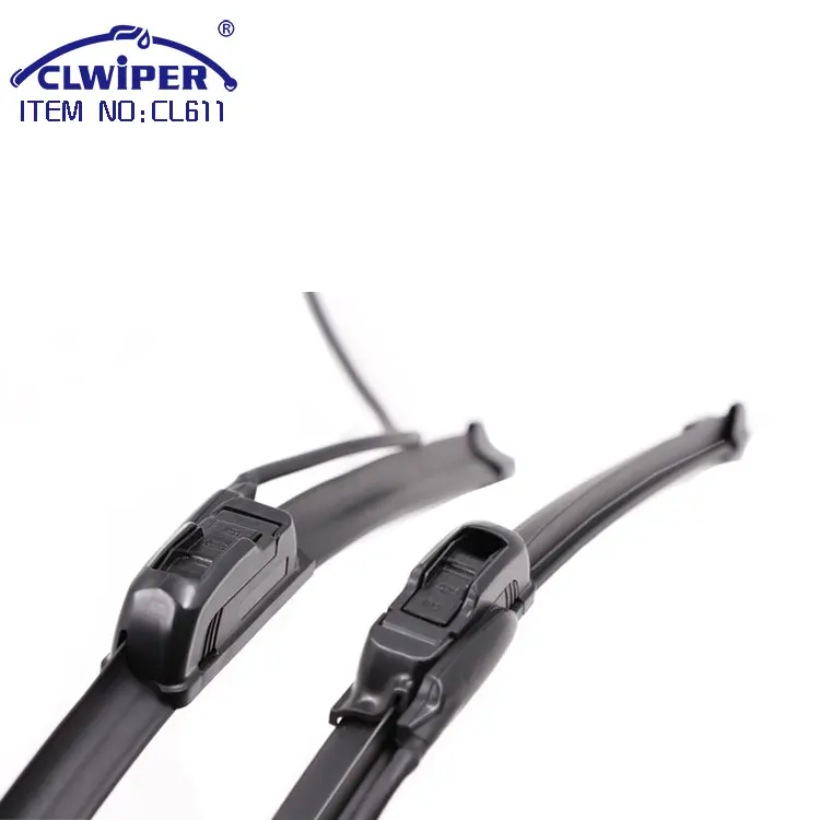Windshield wiper inserts replacement size blades with nozzle and pipe
