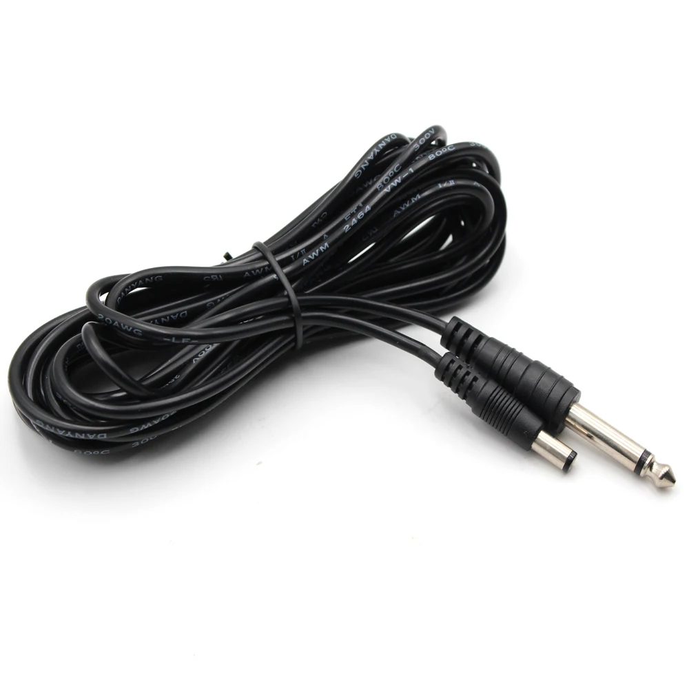 Right Angle 3.5mm 1/8 Ts Male Mini Plug To Dc 5525 Plug Monaural Mono