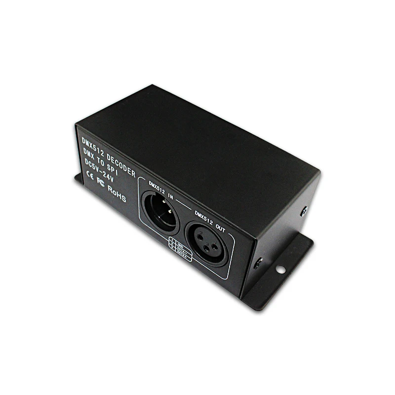 2811 2812 1903 1809 IC DMX512 Decoder SPI Output Signal LED Strip Controller DMX512 SPI Decoder