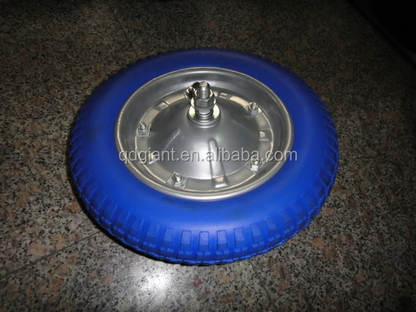 Manufacturer 3.00-8 Pu Foam Wheel For Wheel barrow