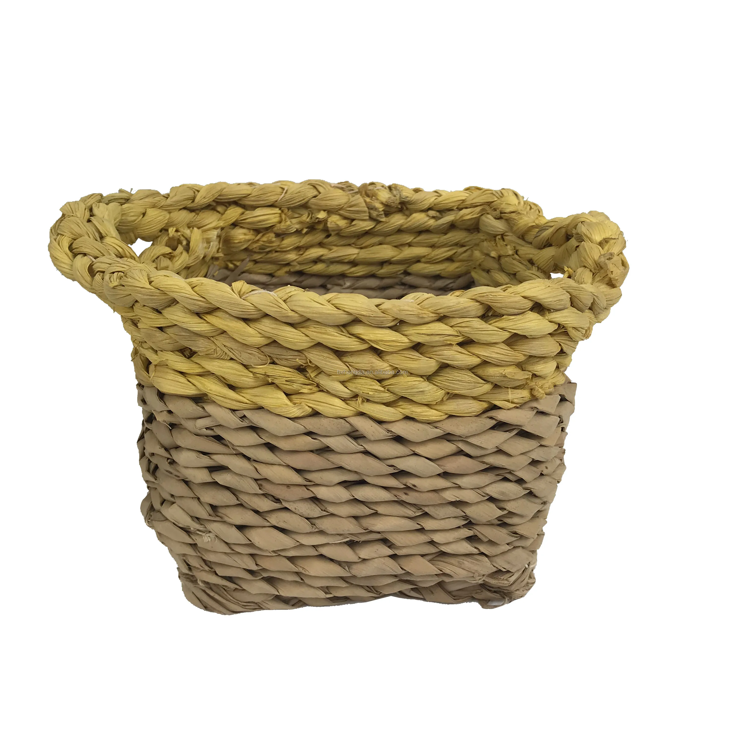 naturl grass sets of 2 woven grass basket flower pot storage basket