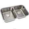 Export Hot sale USA cUPC Stainless Steel double bowl vessel undermount kitchen sink