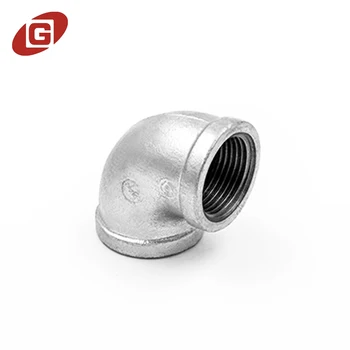 Malleable Cast Iron Carbon 90 Degree Elbow Galvanized 