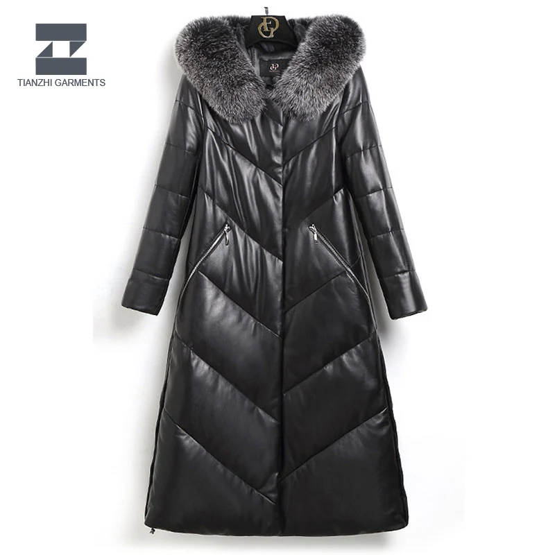 Autumnwinters New Style Black Women Down Padding Ladies Long Coat - Buy ...