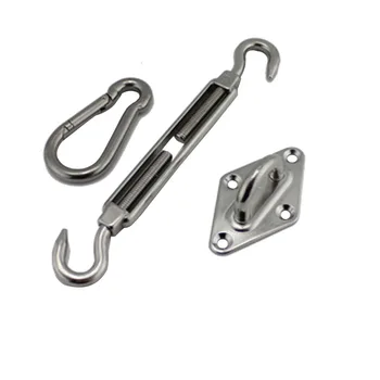 shade sail stainless steel hardware sun rigging larger kit