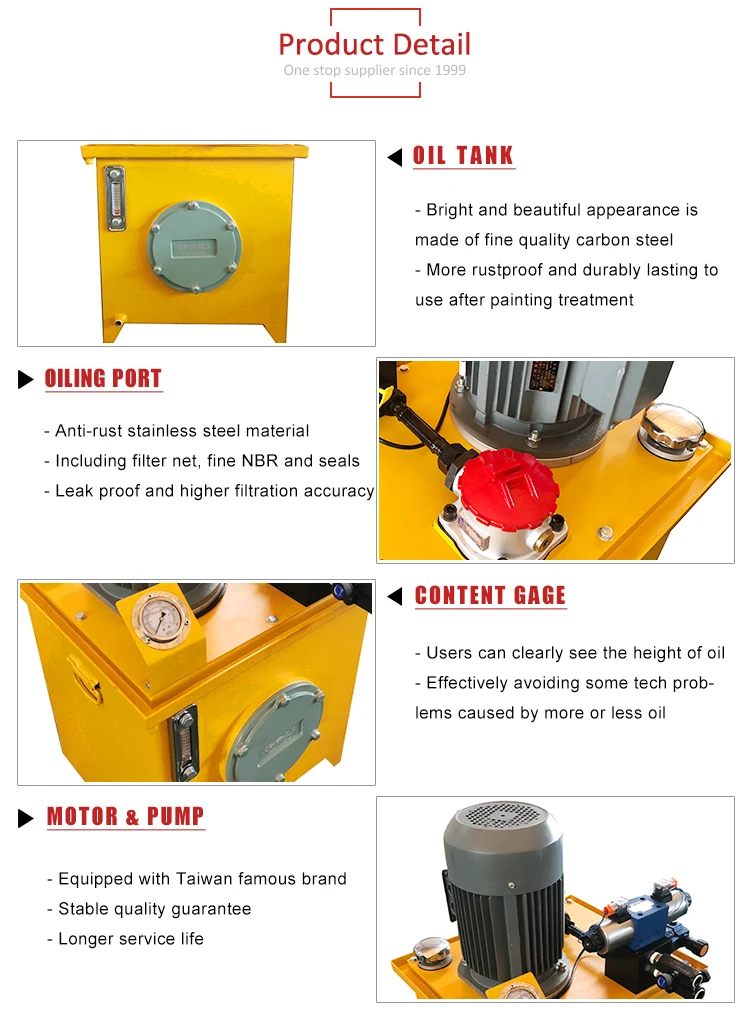 High speed small 220v customized electric 12v dc hydraulic power pack unit