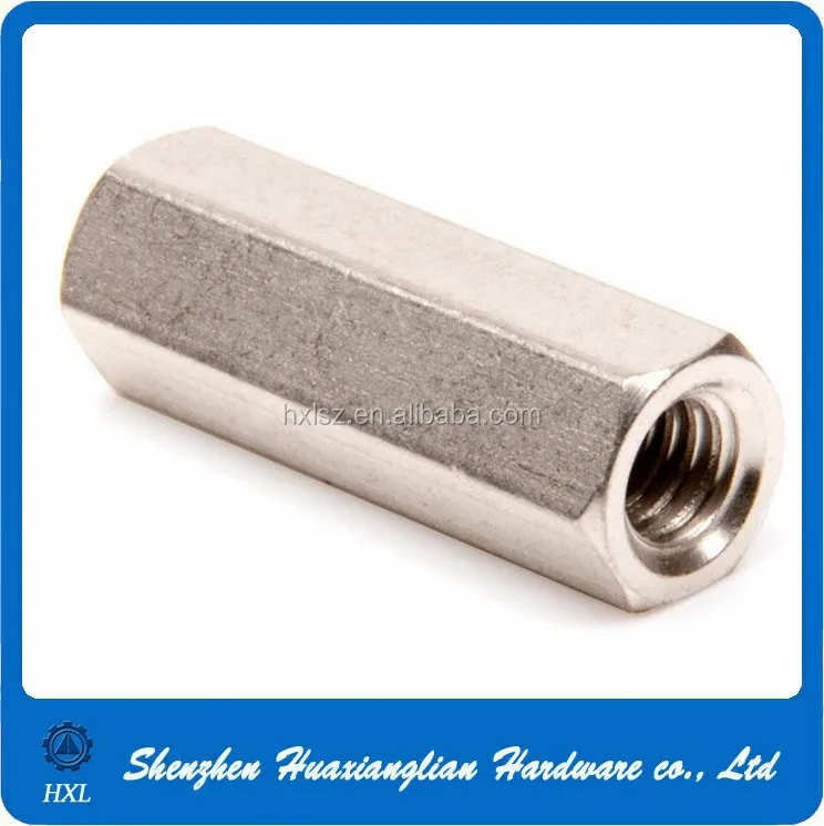 Hex Coupling Threaded Stainless Steel Spacer Nut From China Factory