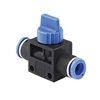 GOGO ATC 10pcs a lot HVFF pneumatic hand valve air pressure switch quick hose connector 10mm hose fitting