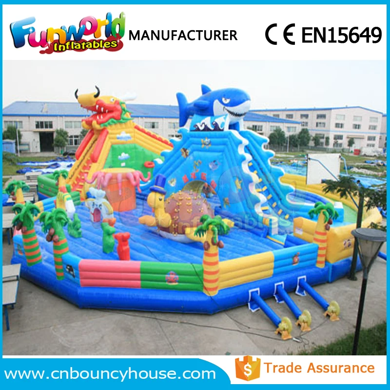 inflatable pool slide